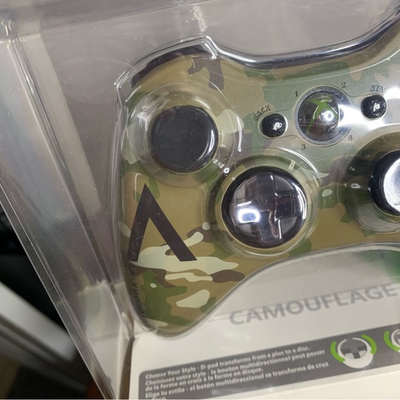 BNIB Special Edition Xbox 360 Camouflage Wireless Controller - Picture 3 of 8
